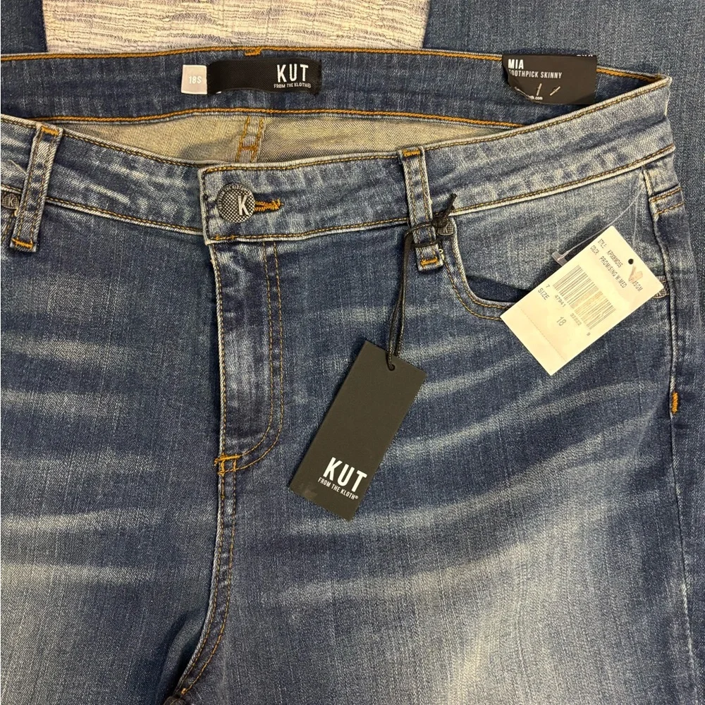 KUT From The Kloth Mia Toothpick Skinny Jeans Sz 18 NWT | KUT Women Skinny Jean- - Picture 4 of 10